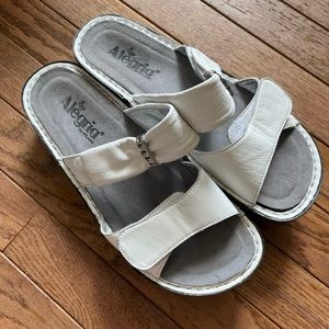 Alegria white Karmen sandals size 39